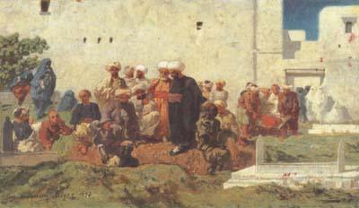 Eugene Fromentin Moorish Burial (san25) Germany oil painting art